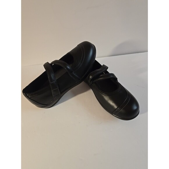 Orthofeet Celina 865 Mary Jane Shoe Black Leather Women 7 M Orthotic Comfort EUC - Picture 5 of 11
